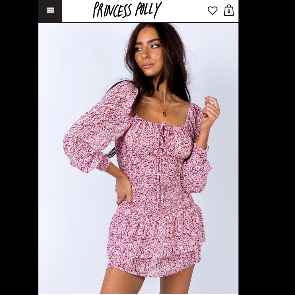 Princess Polly Carrillo Mini Dress sold out summer